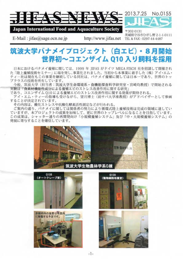 JIFASNEWS第155号表紙