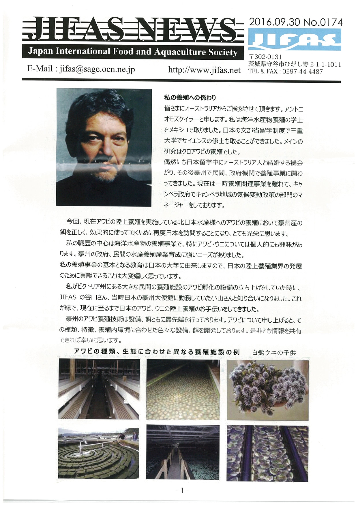JIFASNEWS第174号表紙